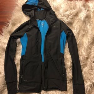 Nike dri fit zip up